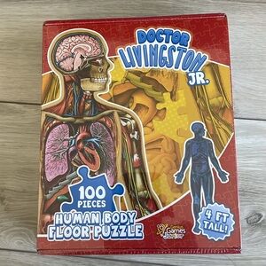 Human Anatomy Kids Floor Puzzle - 100 Piece 4 FT!